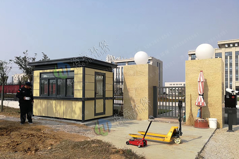 郑州市纳兰园林科技有限公司门卫岗亭案例